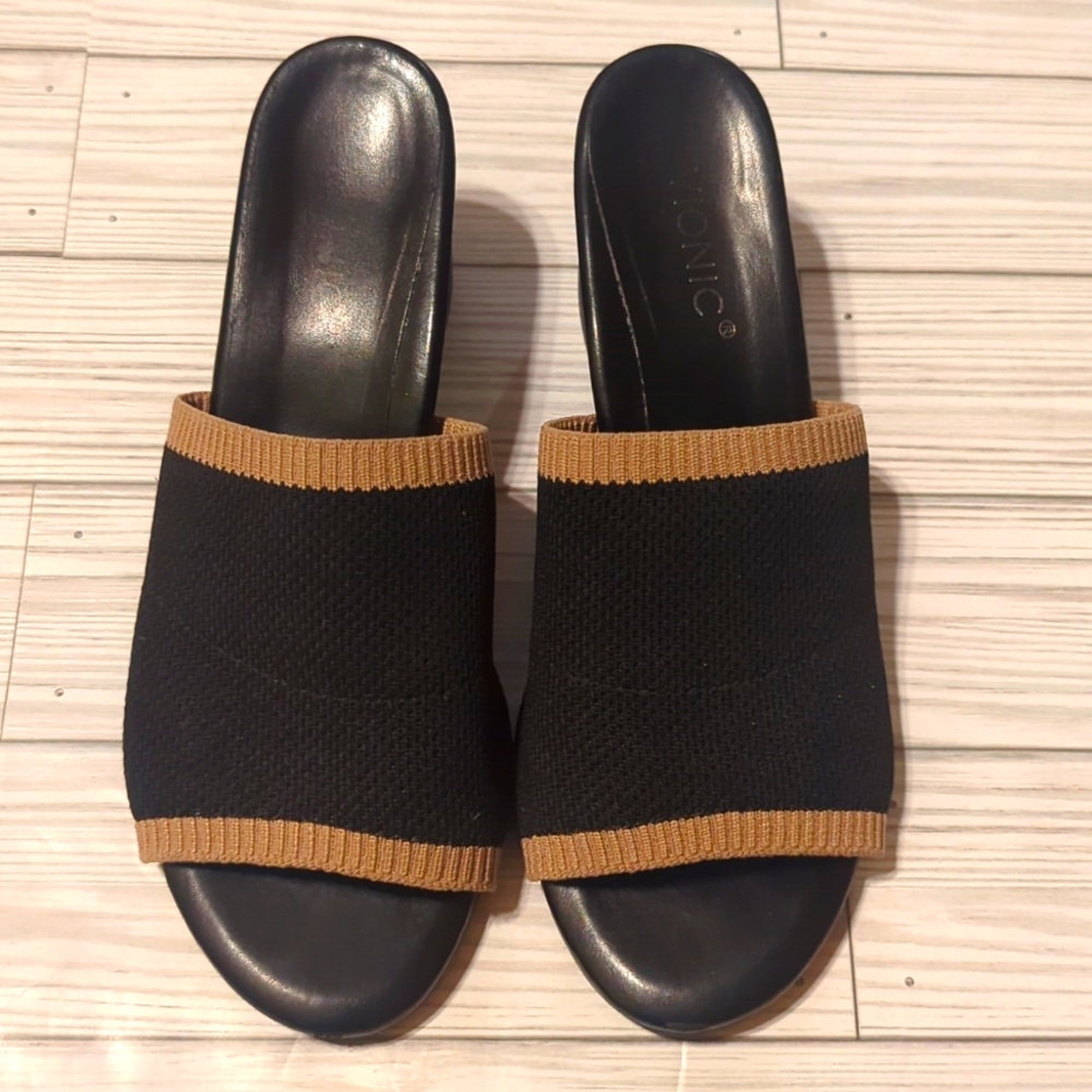 Vionic Fleur Women's Slide Heeled Sandals Size 6.5